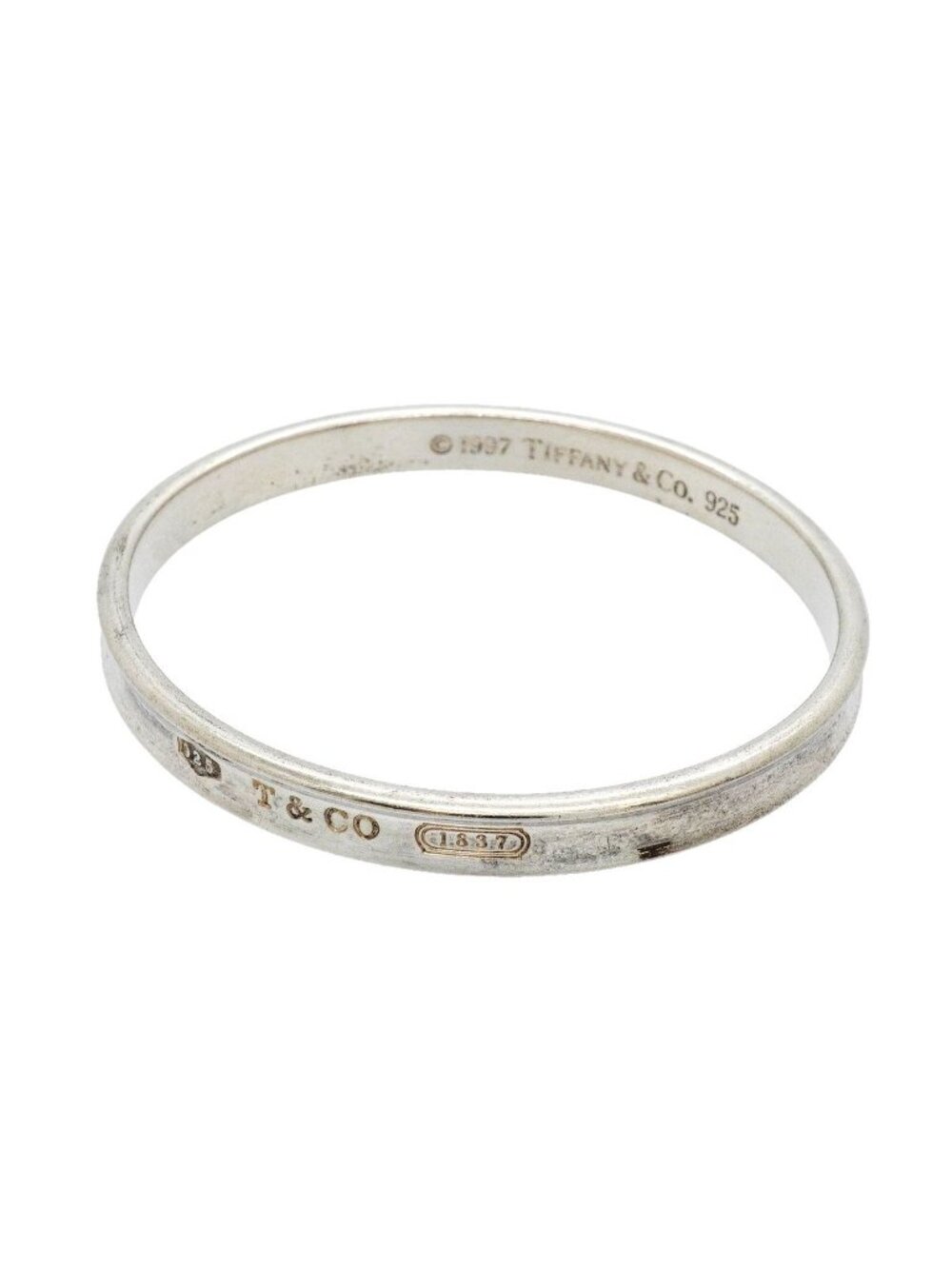 Tiffany & Co Bangle Narrow 925 Sterling Silver Bracelet